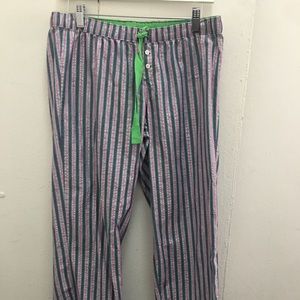 Sparkly stripes lounge pants